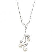 Morellato Ocelový náhrdelník s perlami Gioia SAER17