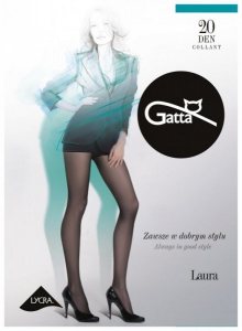 Gatta Laura 20 den 5-XL, 3-Max punčochové kalhoty 5-XL beige/odstín béžové