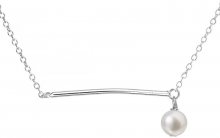 Evolution Group Stříbrný náhrdelník s pravou perlou Pavona 22022.1