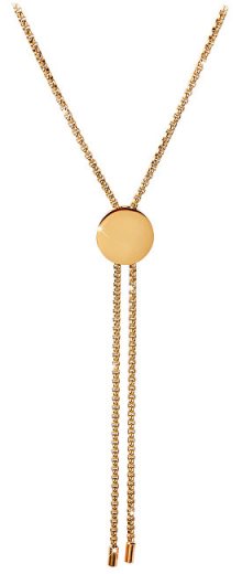 Troli Nastavitelný náhrdelník s kolečkem z pozlacené oceli