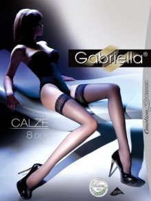 Gabriella Calze 8 den punčochy 1/2-XS/S beige/odstín béžové