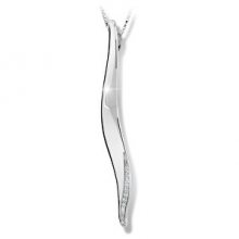 Modesi Elegantní stříbrný náhrdelník M46001 (řetízek, přívěsek)