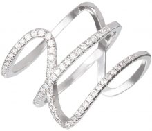 Preciosa Stříbrný prsten s krystaly Fortune 5198 00 57 mm