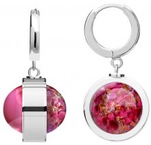 Preciosa Unikátní stříbrné náušnice Singularis Roza 6117 69