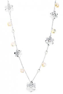 Brosway Ocelový náhrdelník s kytičkami Jardin BJR01