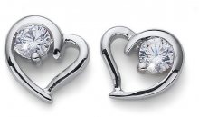 Oliver Weber Stříbrné náušnice s krystaly Inner 62090