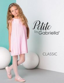 Gabriella Classic 770 punčocháče  140-146 bianco/bílá