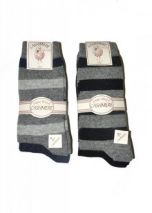 Ulpio Cashmere art.57200 A\'2 Ponožky  43-46 mix barva