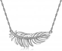 Brosway Romantický náhrdelník s peříčkem Plume BUM01