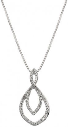 Hot Diamonds Stříbrný náhrdelník s pravým diamantem Lily DP733
