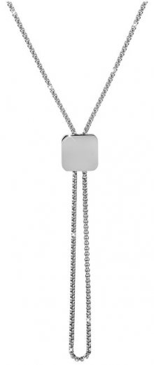 Troli Nastavitelný náhrdelník s kostičkou z oceli