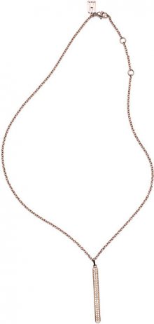 Tommy Hilfiger Elegantní náhrdelník s přívěskem v barvě růžového zlata TH2700568