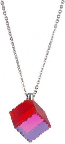 Preciosa Ocelový náhrdelník s červeným krystalem Jaclyn 7262 57