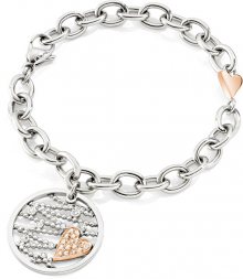 Morellato Ocelový bicolor náramek Cuoremio SADA08 - SLEVA