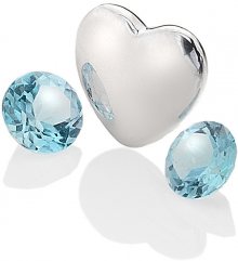 Hot Diamonds Element srdce s topazy Anais Prosinec EX131