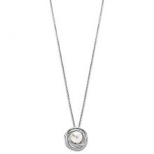 Lotus Style Romantický náhrdelník s perličkou LS1855-1/1