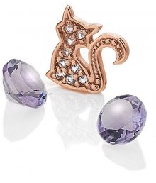 Hot Diamonds Element Kočka s ametysty Anais EX219