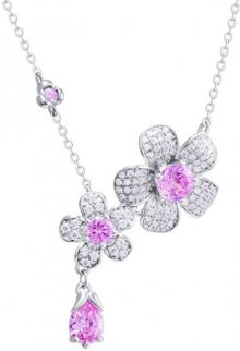 Preciosa Květinový náhrdelník Clematis 5222 69
