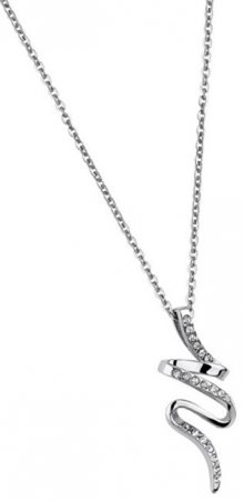 Lotus Style Fashion ocelový náhrdelník s krystaly LS1750-1/1
