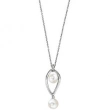 Morellato Romantický náhrdelník s pravými perlami Foglia SAKH12