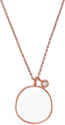 Skagen Bronzový náhrdelník s přívěskem SKJ0567791