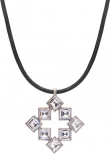 Preciosa Stylový náhrdelník s čirými krystaly Tereza 2332 00L