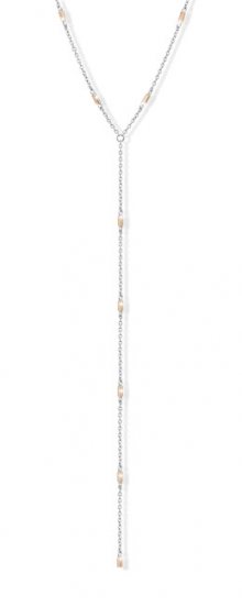 Modesi Elegantní bicolor náhrdelník M43055