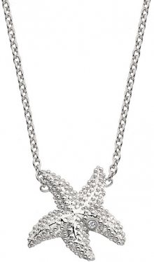 Hot Diamonds Stříbrný náhrdelník s pravým diamantem Daisy DN132