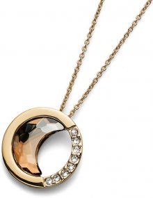 Oliver Weber Zářivý náhrdelník Morning Half Moon 11647G