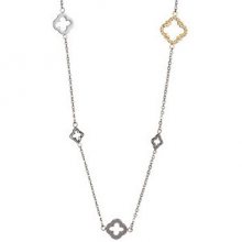 Preciosa Ocelový náhrdelník Grandeur s čirými krystaly 7242Y00