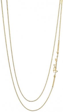 Just Cavalli Dámský pozlacený náhrdelník s logem JCNL00080200