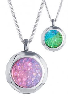 Preciosa Ocelový náhrdelník s krystaly Duo Colour 7313 70