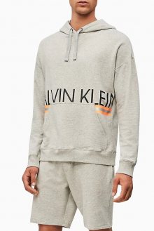 Calvin Klein šedá pánská mikina L/S Hoodie Hazard - S