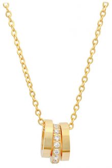 Troli Pozlacený náhrdelník s přívěskem 15 gold TO1880