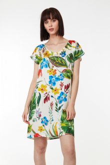 Plážové šaty Lady Belty 19V-1042S-75 - barva:BEL75UNI/barevný potisk, velikost:M