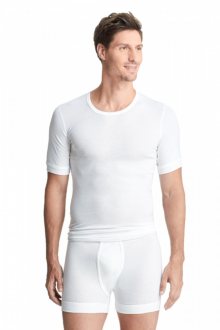 Pánské triko s krátkým rukávem Con-ta 9018 - barva:CON020/Bílá, velikost:XXL