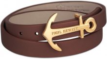 Paul Hewitt Dvojitý kožený náramek s kotvou PH-WB-G-1M
