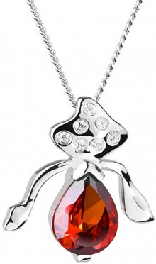 Preciosa Stříbrný náhrdelník s třpytivým přívěskem Seductive 5065 63