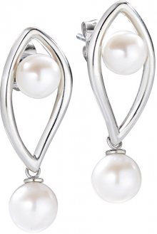 Morellato Romantické náušnice s pravými perlami Foglia SAKH15