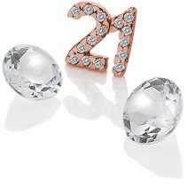 Hot Diamonds Element \"21\" se zirkony a topazy EX211
