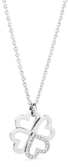 Brosway Ocelový náhrdelník se čtyřlístkem C-lover BOV02