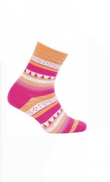 Wola Teens W34.01P 6-11 lat ponožky s vzorem  20-21 (30-32) mix barva - holka