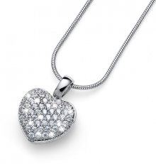 Oliver Weber Stříbrný náhrdelník s krystaly True Love 61147 (řetízek, přívěsek)