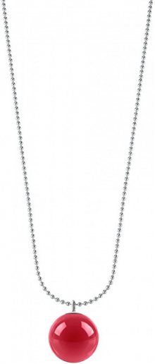 Morellato Ocelový náhrdelník s růžovým přívěskem Boule SALY15