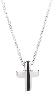 Brosway Pánský ocelový náhrdelník s křížkem Medieval BMV02