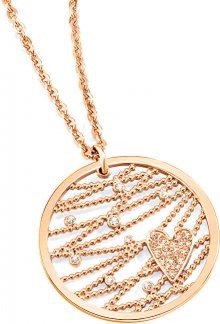 Morellato Pozlacený náhrdelník Cuoremio Rose SADA01