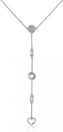 Brosway Ocelový náhrdelník s přívěsky Chant BAH30