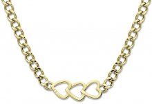 Tommy Hilfiger Zlatý srdíčkový náhrdelník TH2700906