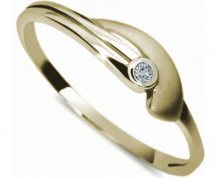 Danfil Jemný prsten s diamantem DF1662z 50 mm