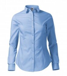 Dámská košile s dlouhým rukávem Style - Nebesky modrá | L